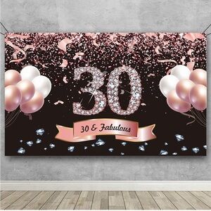 30th birthday banner